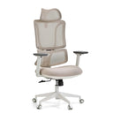 ERGOMY W | Stof / Mesh | Stel: Hvid - Prof kontorstol 