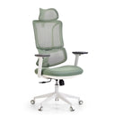 ERGOMY W | Stof / Mesh | Stel: Hvid - Prof kontorstol 