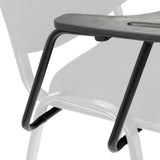 Skrivebakke til TABLET XT 600 stol med fire ben med sort plade og stel fra hjh OFFICE