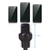 Justerbar holderbredde på 13 - 22 cm på Holder til mobiltelefon & tablet FLEXMOBI III fra hjh OFFICE