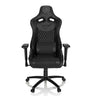 Sort Spillestol GAMEBREAKER SX 04 med quiltet mønster og armlæn fra hjh OFFICE