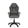 Spillestol GAMEBREAKER W01 i grå og sort med nakke- og lændepude fra MyBuero