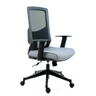 Professionel kontorstol LAVITA i sort og grå med netryglæn og armlæn fra hjh OFFICE