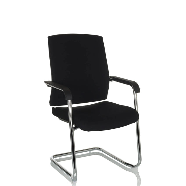 Sort Frisvinger LEVIA VP med polstring og forkromet stel fra hjh OFFICE