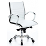 Profi-Chefsessel PARMA 10 in Cremeweiß mit glänzenden Chrom-Armlehnen und Fußkreuz von hjh OFFICE