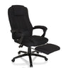 Sort Home Office chefstol RELAX CL190 med integreret fodstøtte og armlæn fra MyBuero