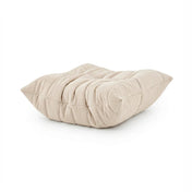 Beige Sitzolo Podi sækkestol med quiltet overflade og kvadratisk form fra hjh LIVING
